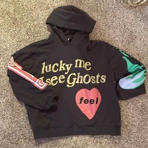 Kids See Ghosts Flognaw Hoodie Grey Men’s Medium Nov 11